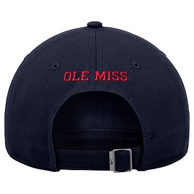 Men's Nike Navy Ole Miss Rebels Club Adjustable Hat