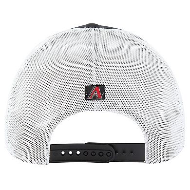 Men's '47 Black Arizona Diamondbacks Downburst Trucker Adjustable Hat