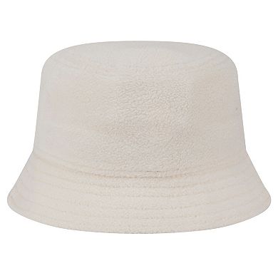 Women's New Era White Atlanta Braves Chrome Cozy Bucket Hat