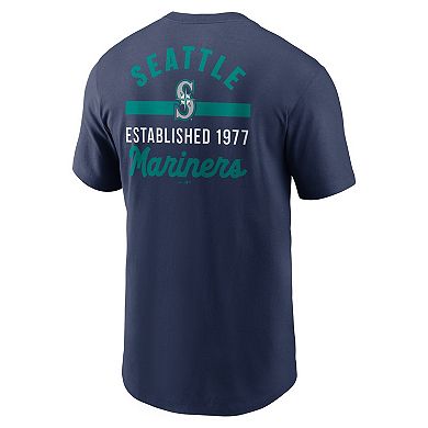 Men's Nike Navy Seattle Mariners 2-Hit T-Shirt