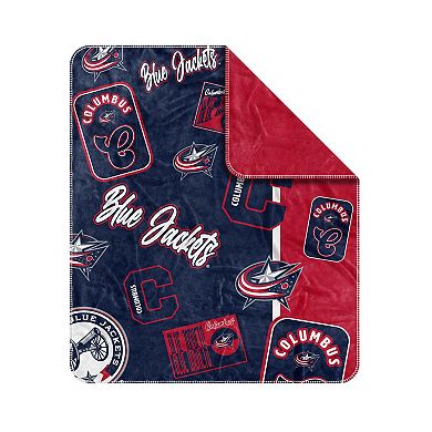 Columbus Blue Jackets 50" x 60" Dream Weave Throw Blanket