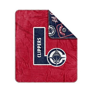 LA Clippers 50" x 60" Dream Weave Throw Blanket
