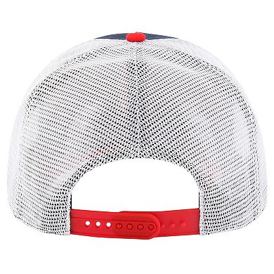Men's '47 Navy Minnesota Twins Gridiron Super Stripe Relaxed Trucker Hitch Adjustable Hat