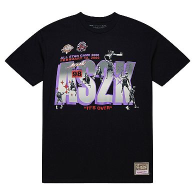 Men's Mitchell & Ness Vince Carter Black Toronto Raptors 2000 All-Star Game It's Over T-Shirt