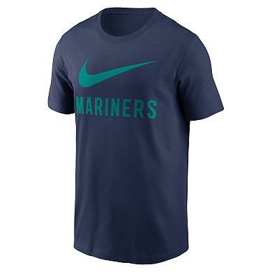 Men's Nike Navy Seattle Mariners Swoosh T-Shirt