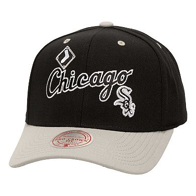 Men's Mitchell & Ness Black Chicago White Sox All In 2.0 Adjustable Hat