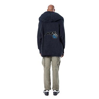 Unisex The Best Lounger in the World By Jill Martin Black Orlando Magic Oversized Open-Front Hoodie Sweater