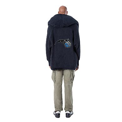 Unisex The Best Lounger in the World By Jill Martin Black Orlando Magic Oversized Open-Front Hoodie Sweater