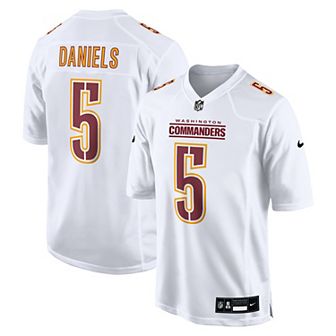Men's Nike Jayden Daniels Tundra White Washington Commanders Fashion Jersey