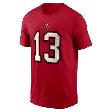 Men's Nike Red Tampa Bay Buccaneers Player Name & Number T-Shirt