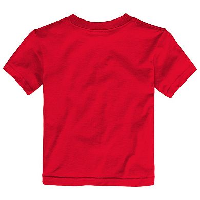 Preschool Scarlet Ohio State Buckeyes College Football Playoff 2024 National Champions T-Shirt