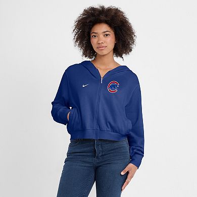 Women's Nike Royal Chicago Cubs Full-Zip Hoodie