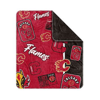 Calgary Flames 50" x 60" Dream Weave Throw Blanket