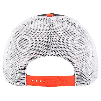 Men's '47 Black San Francisco Giants Gridiron Super Stripe Relaxed Trucker Hitch Adjustable Hat