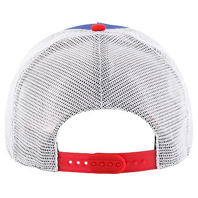 Men's '47 Royal Chicago Cubs Gridiron Super Stripe Relaxed Trucker Hitch Adjustable Hat