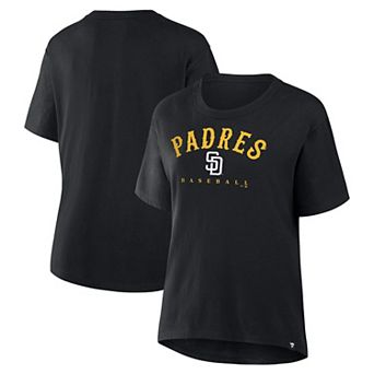 Women's Fanatics Black San Diego Padres Home Run Legacy T-Shirt