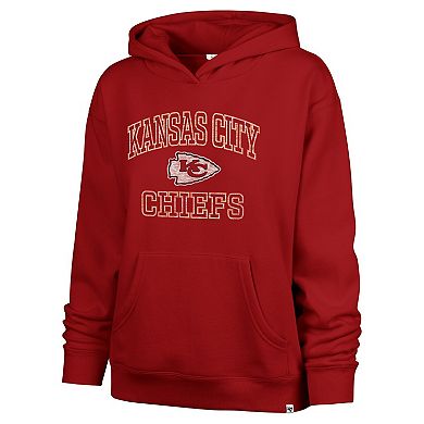 Women's '47 Red Kansas City Chiefs Clarity Naomi Pullover Hoodie