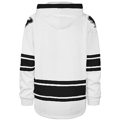 Men's '47 White Houston Texans After Image Superior Lacer with Hood