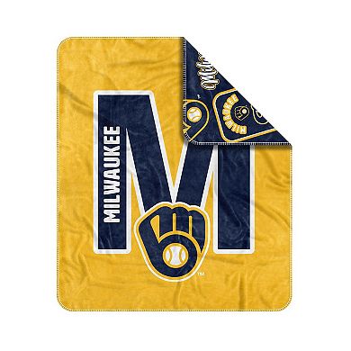 Milwaukee Brewers 50" x 60" Dream Weave Throw Blanket