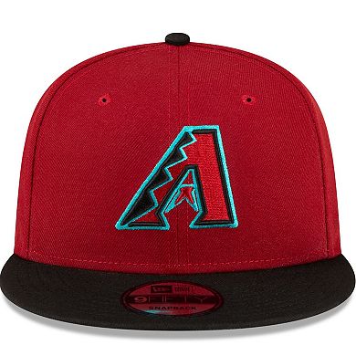 Men's New Era Red/Black Arizona Diamondbacks 9FIFTY Snapback Adjustable Hat