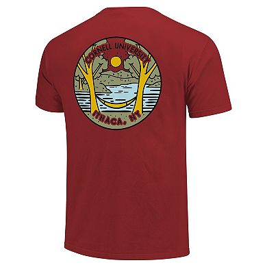 Unisex Red Cornell Big Red Scenic Comfort Colors T-Shirt