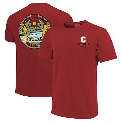Unisex Red Cornell Big Red Scenic Comfort Colors T-Shirt