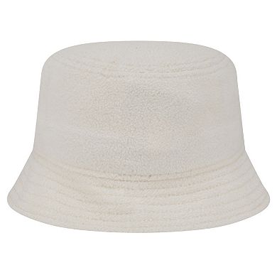 Women's New Era White Chicago Cubs Chrome Cozy Bucket Hat