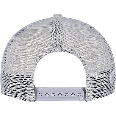 Men's New Era Gray Chicago White Sox Logo 9SEVENTY Stretch-Snap Adjustable Hat