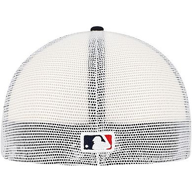 Men's New Era Navy Boston Red Sox Team Color 59FIFTY Trucker Fitted Hat