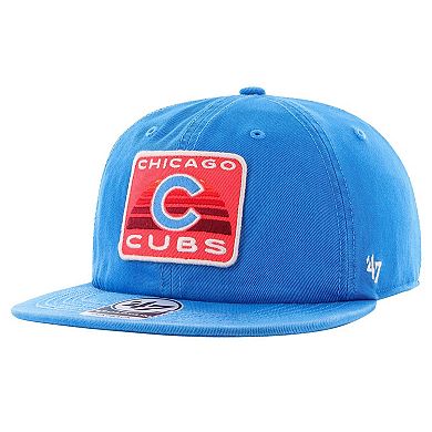 Men's '47 Royal Chicago Cubs Cypress Captain Snapback Hat