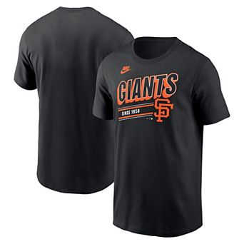 Men's Nike Black San Francisco Giants Cooperstown Collection Retro T-Shirt