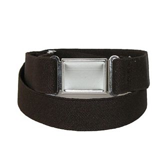 CTM Elastic Belt with Magnetic No Show Flat Buckle