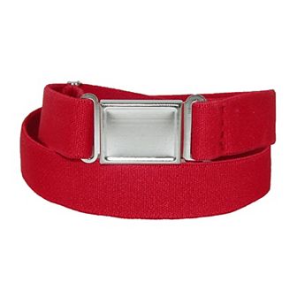 CTM Elastic Belt with Magnetic No Show Flat Buckle