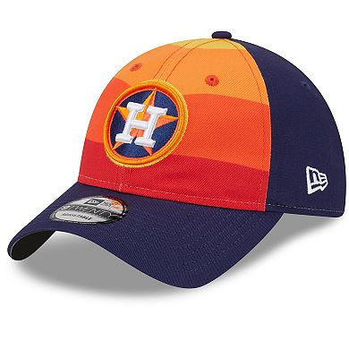 Men's New Era Orange Houston Astros 2024 Batting Practice 9TWENTY Adjustable Hat