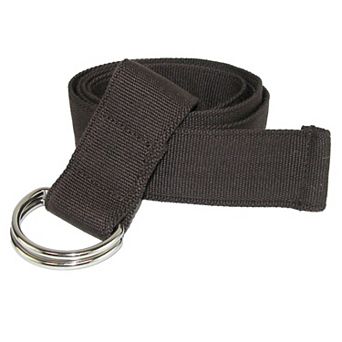 CTM Canvas Web Belt with D Ring Buckle