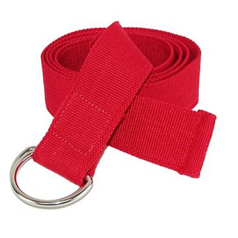 CTM Canvas Web Belt with D Ring Buckle