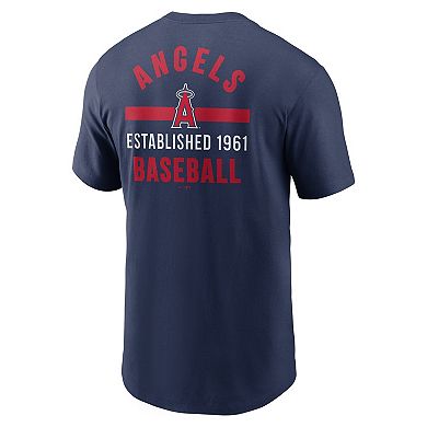 Men's Nike Navy Los Angeles Angels 2-Hit T-Shirt
