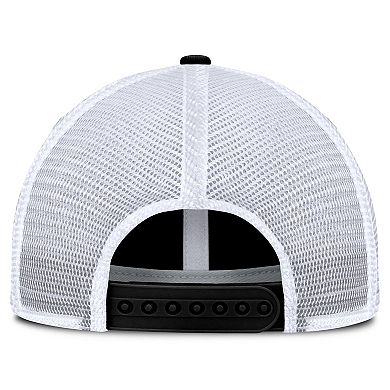 Men's Fanatics Black/White New Jersey Devils Averie Trucker Adjustable Hat