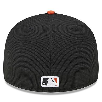 Men's New Era White Baltimore Orioles 2024 Batting Practice Low Profile 59FIFTY Fitted Hat