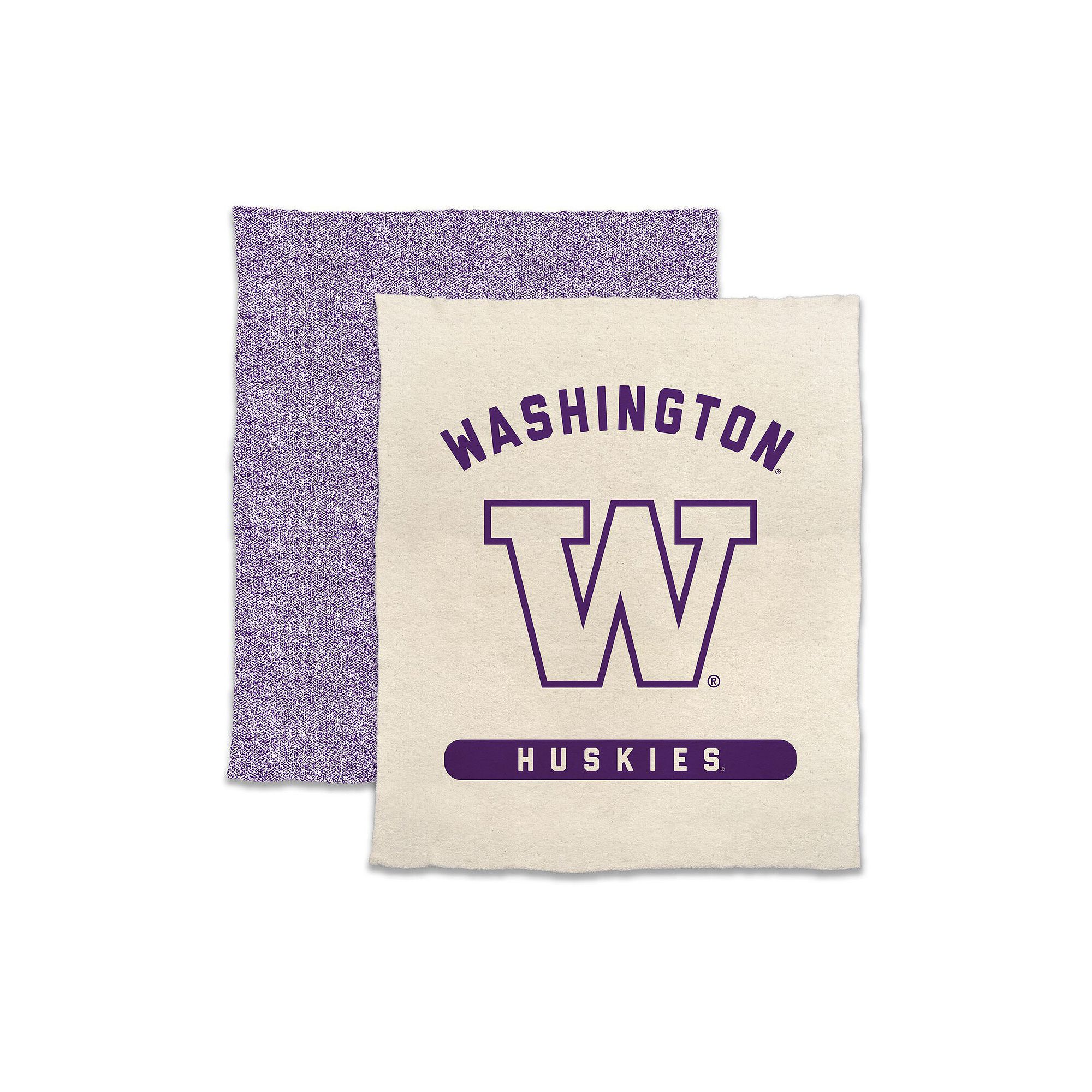 Washington Huskies 50” x 60” Luxe Dreams Throw Blanket, Team