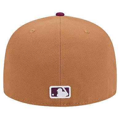 Men's New Era Brown/Purple San Francisco Giants Two-Tone Color Pack 59FIFTY Fitted Hat
