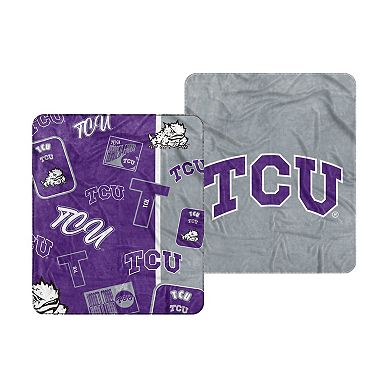 TCU Horned Frogs 50” x 60” Dream Weave Throw Blanket