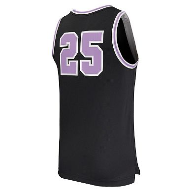 Men's Nike #25 Black Kansas State Wildcats Replica Basketball Jersey