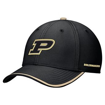 Men's Nike Black Purdue Boilermakers Rise Performance Flex Hat