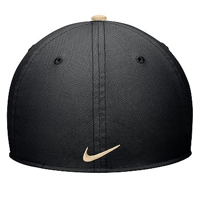 Men's Nike Black Purdue Boilermakers Rise Performance Flex Hat