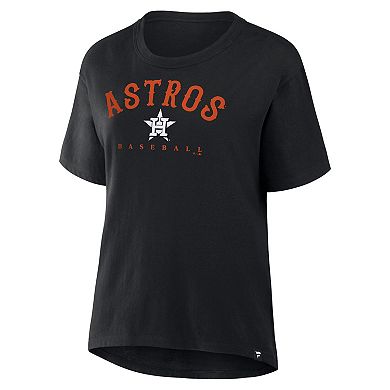 Women's Black Houston Astros Relaxed Fit Legacy T-Shirt