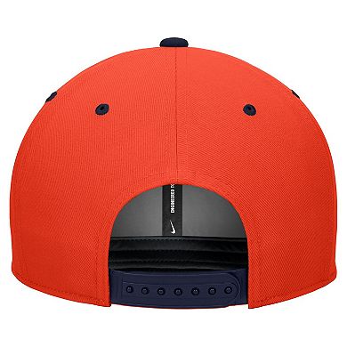 Men's Nike White/Orange Virginia Cavaliers Pro Performance Snapback Hat