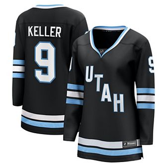 Women's Fanatics Clayton Keller Black Utah Hockey Club Premier Breakaway Home Player Jersey