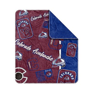 "Colorado Avalanche 50"" x 60"" Dream Weave Throw Blanket"