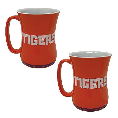 Clemson Tigers 16oz. Sculpted Barista Mug Two-Pack